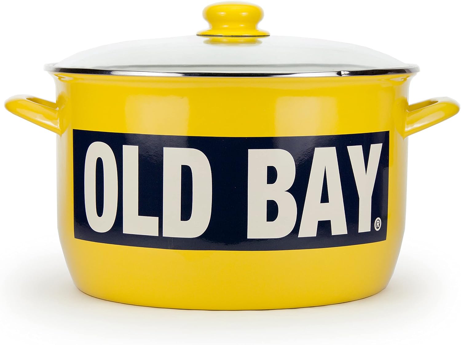 Golden Rabbit Enamelware Soup or Stock Pot, 18 quart, Old Bay