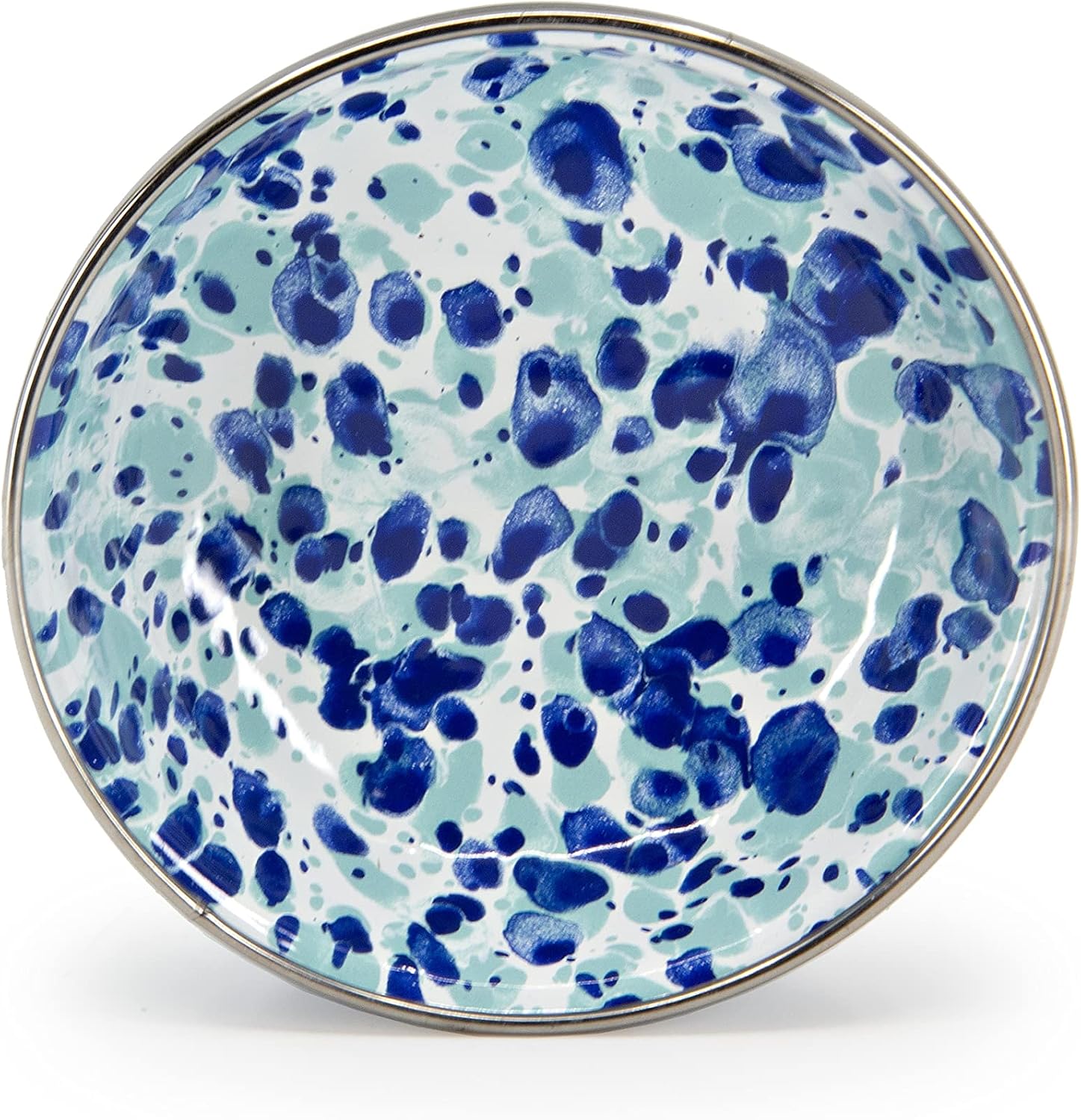 Golden Rabbit Enamelware Tasting Dish Bowls, 4 ounce, Ocean, Set of 6